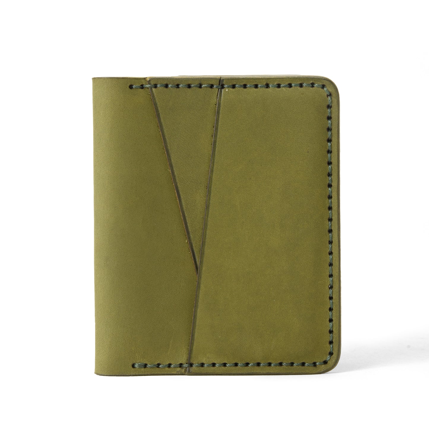 (2x) Slim Wallet for women | Olive Green