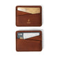 (2X) Classic Minimal Cardholder for women | Brown