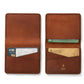 (2X) Classic Minimal Cardholder for women | Brown