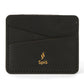 (2X) Classic Minimal Cardholder for women | Black