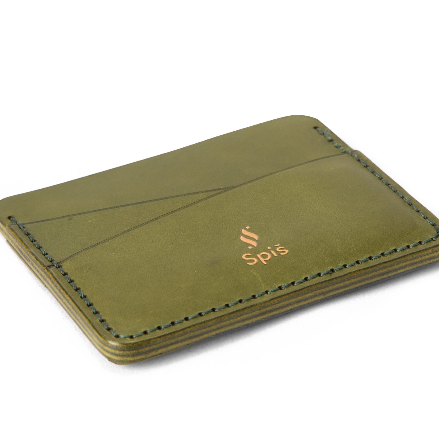 (2X) Classic Minimal Cardholder for women | Olive Green