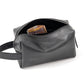 Black Cupola Leather Travel Pouch