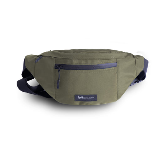 Bailey Waist Pack | Cross Bag | Fanny Pack | Olive Brown