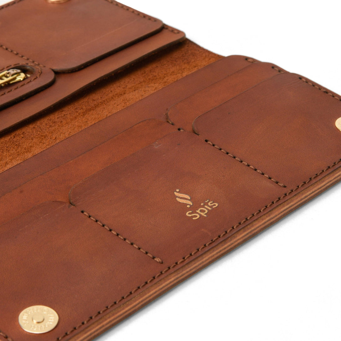 Portcullis Long Leather Wallet for women - Spiš.