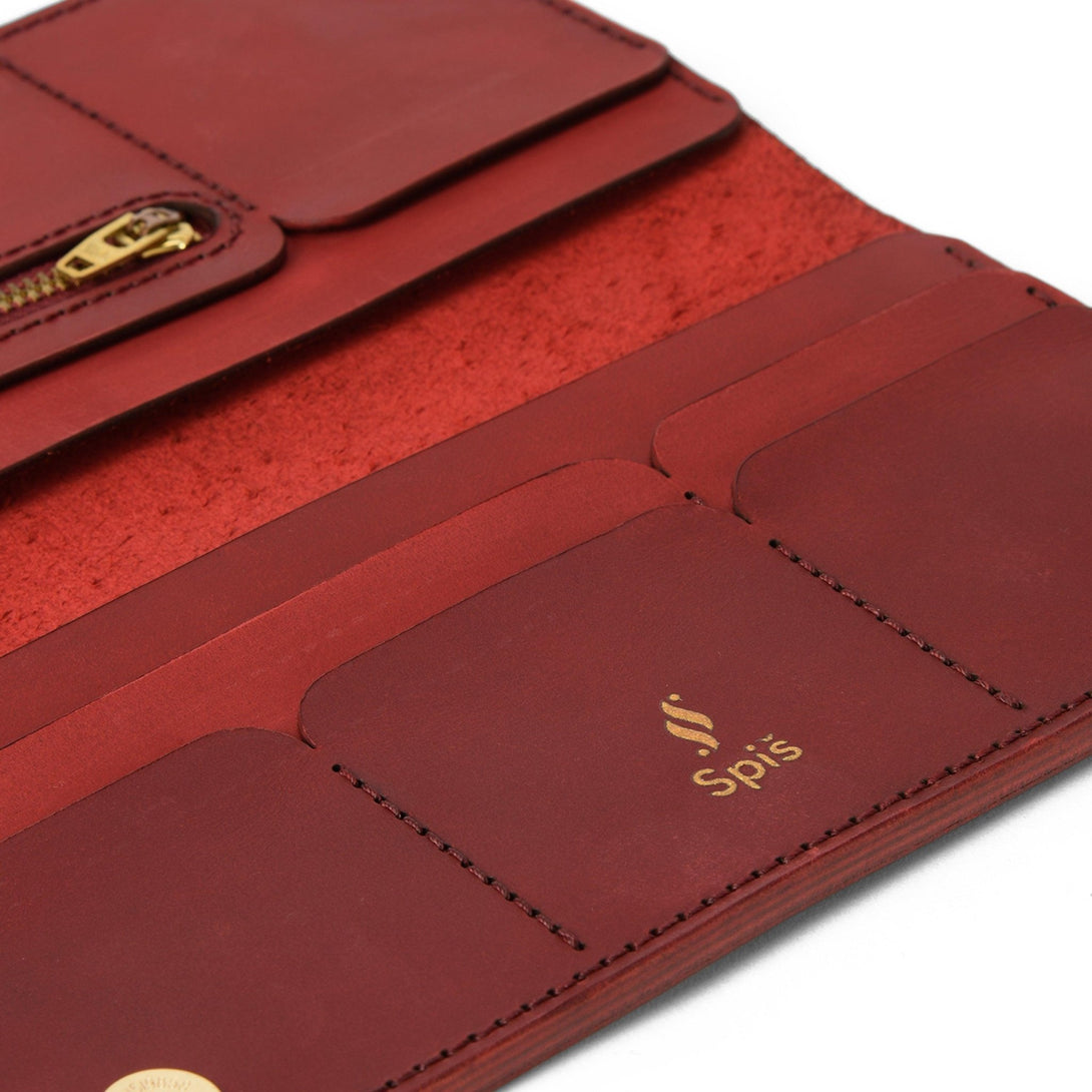 Portcullis Long Leather Wallet for women - Spiš.