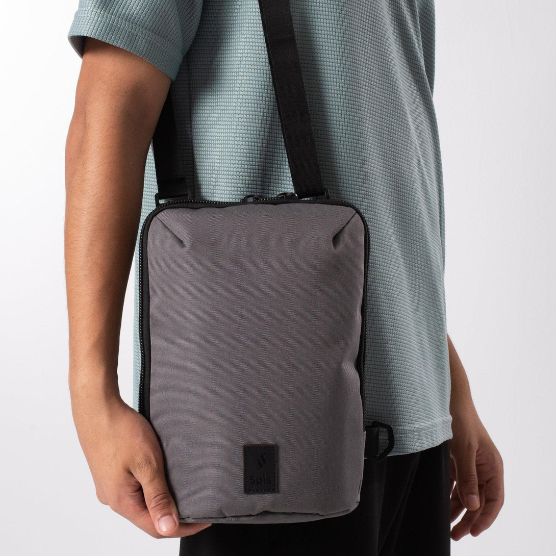 Tourister Crossbody bag | Shoulder bag | Light Charcoal - Spiš.